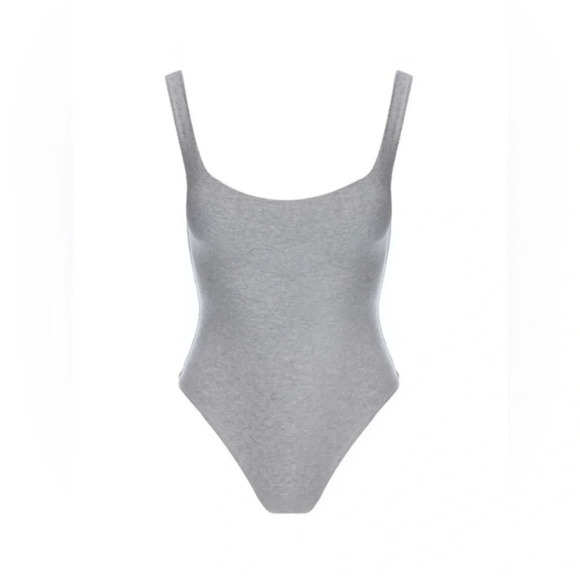 Naked wardrobe NW tank bodysuit heather gray 21026 - Picture 5 of 14